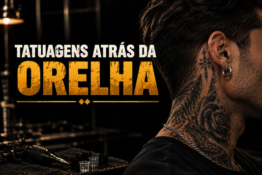 Tatuagens atrás da orelha: pequenas, discretas, simbólicas